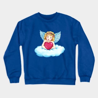 Sweet Valentines Heart Crewneck Sweatshirt